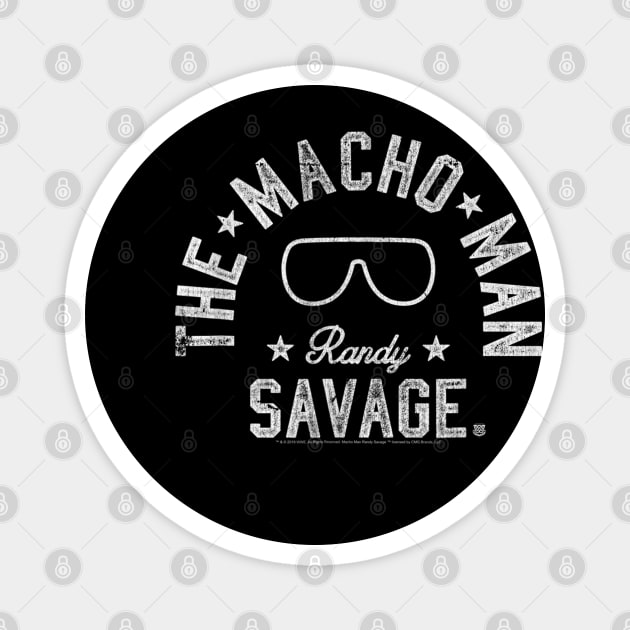 Macho Man Vintage Fight Type Magnet by Holman